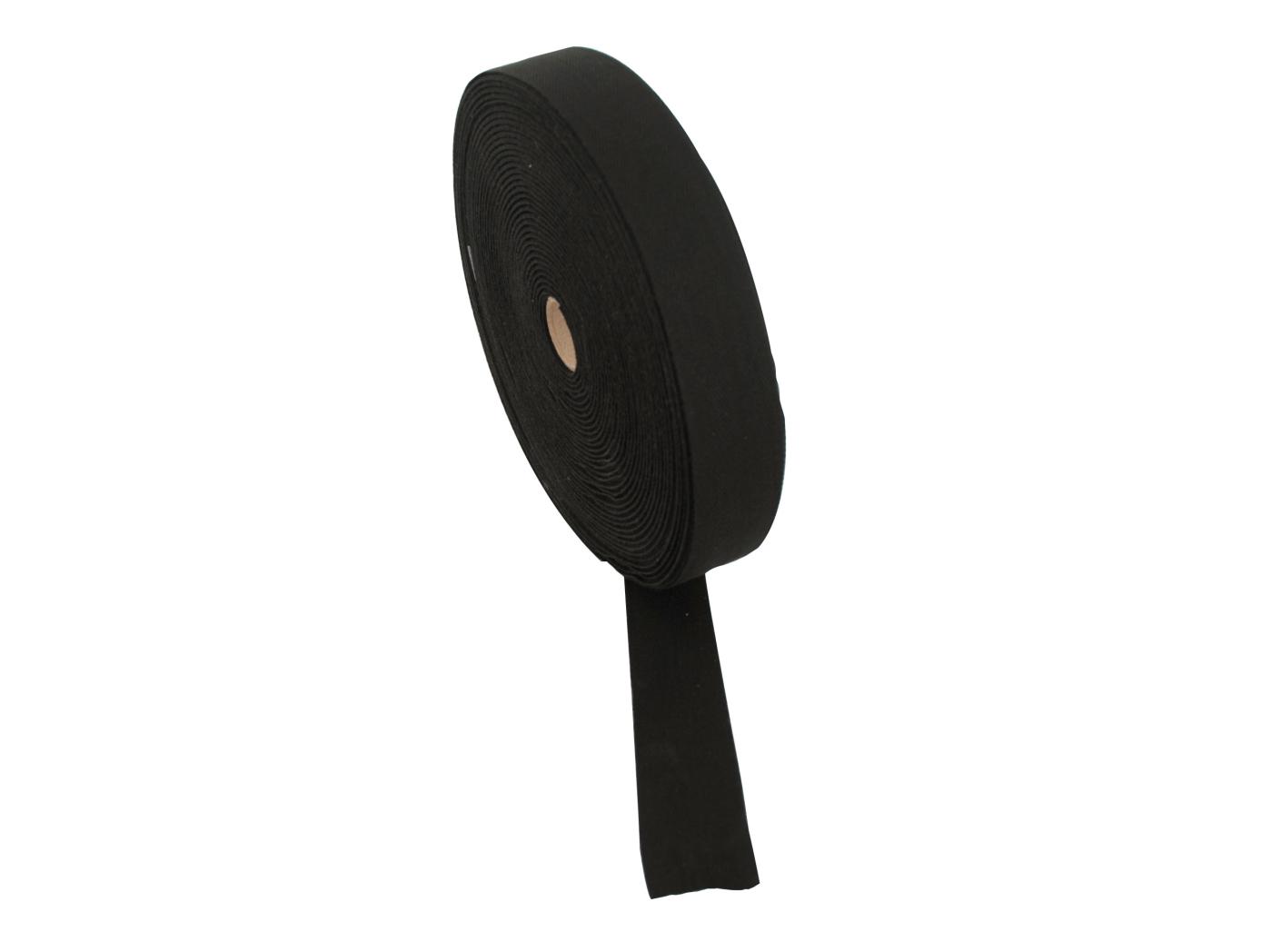 Bomuldsbånd 30 mm black 50 m/r Bomuldsbånd 30 mm black 50 m/r