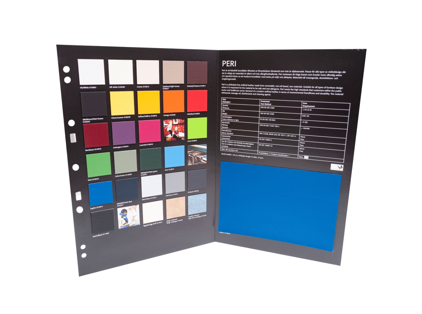 Peri prøvekollektion folder Peri prøvekollektion folder