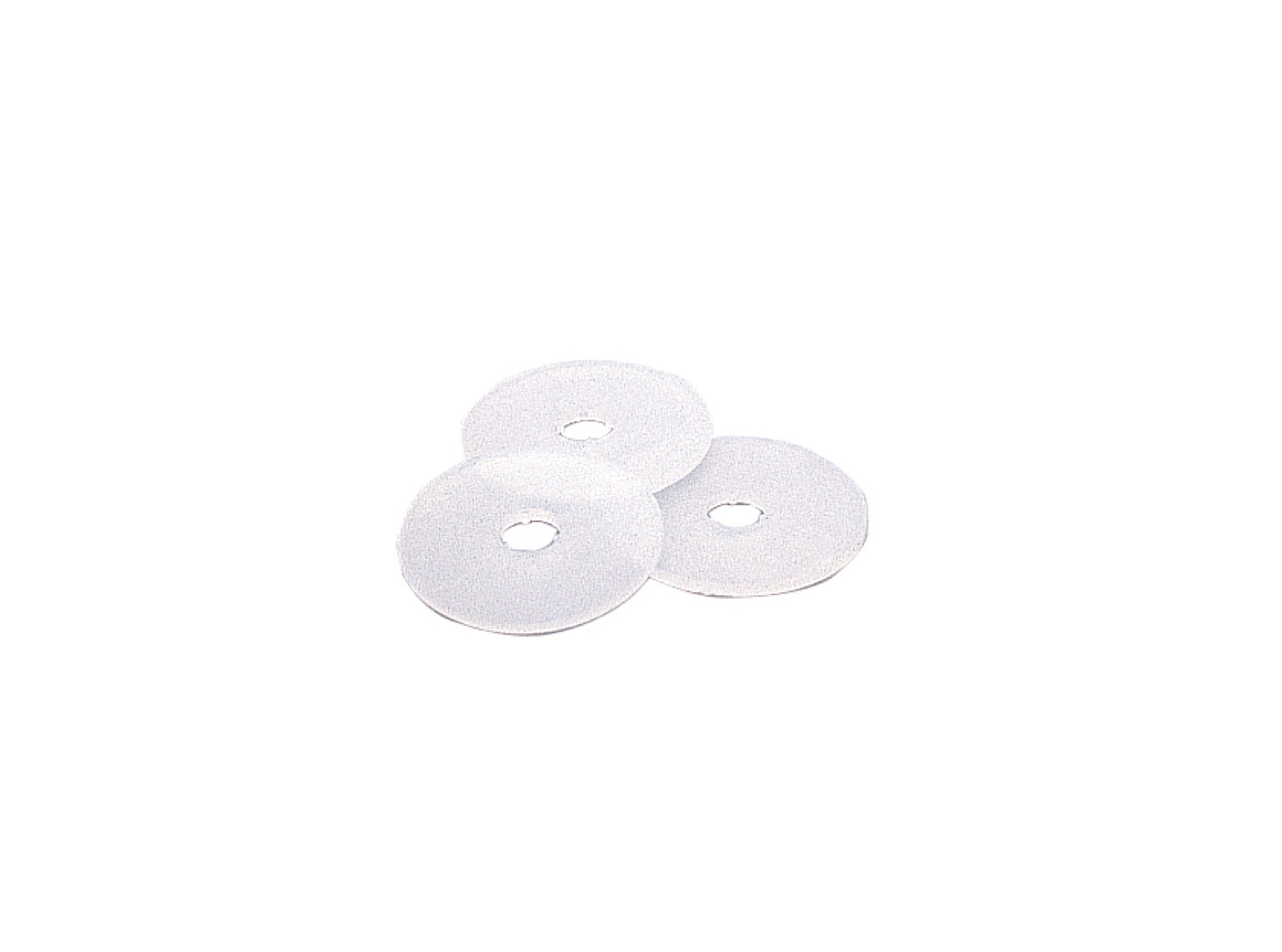 Skiver i PE, 2mm, Ø9/40mm Skiver i PE, 2mm, Ø9/40mm