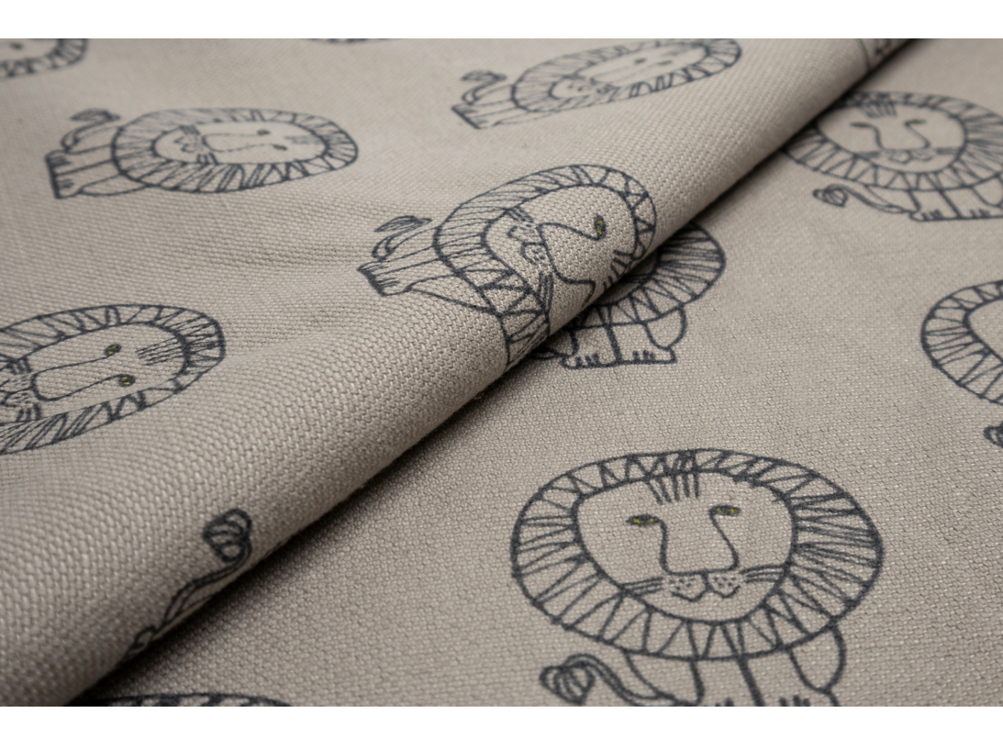Lisa Larson LEO Sort på 3790 Linen Lisa Larson LEO Sort på 3790 Linen