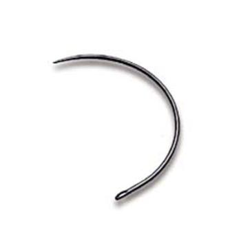 Krumnåle med skærende spids (til skind)