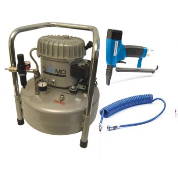 Kompressor, slange og kobling